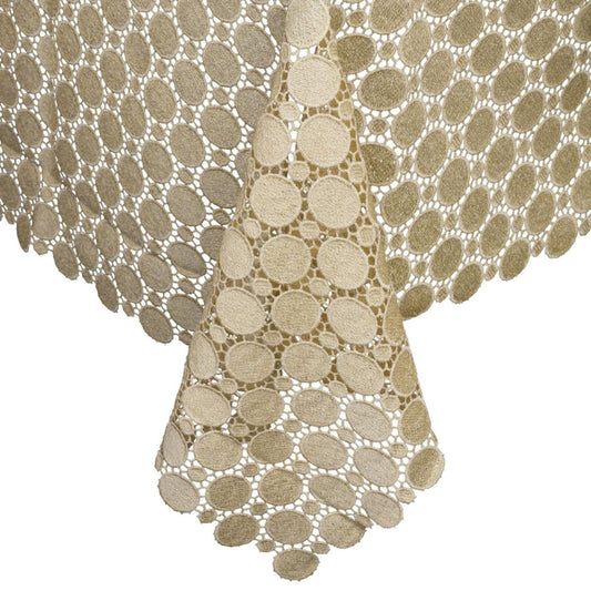 Circlet Gold Tablecloth