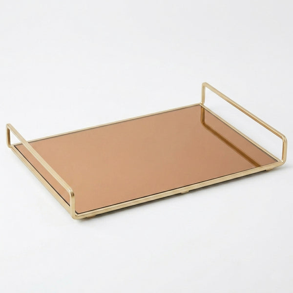 Satin Gold Vanity Tray
