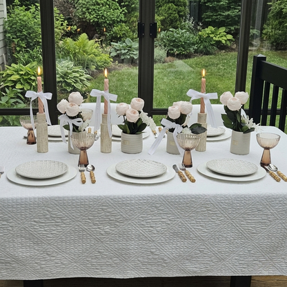 Willow Quilted Tablecloth