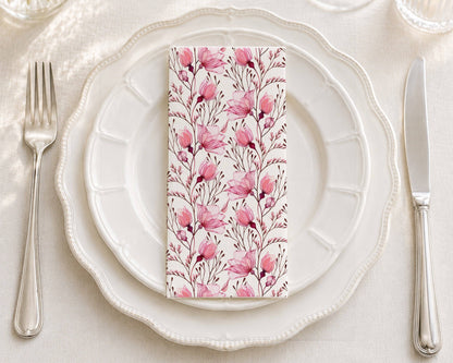 Transparent Rose - Printed Guest Towel 16pk