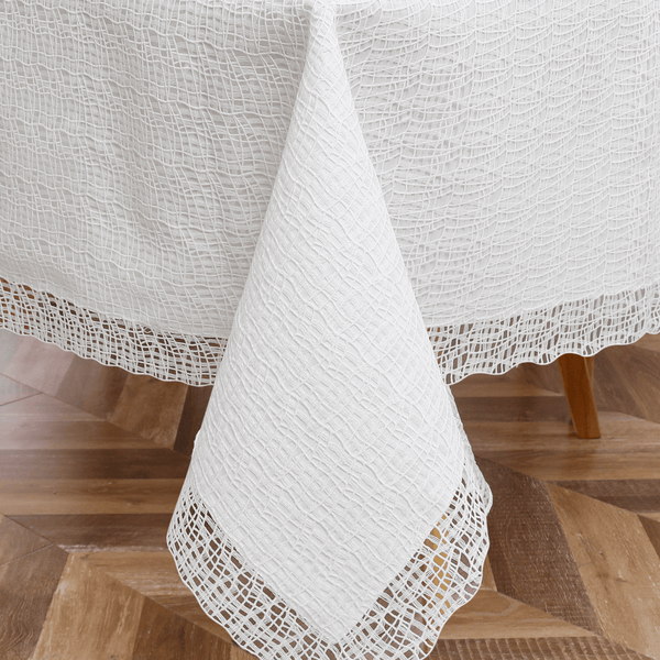 Lace Lattice Lined Tablecloth