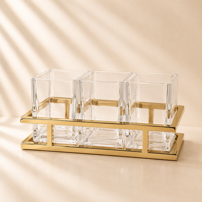 Gold Aspen Cutlery Caddy