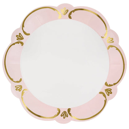 Rococo Pastel Dinner Plates 8pk