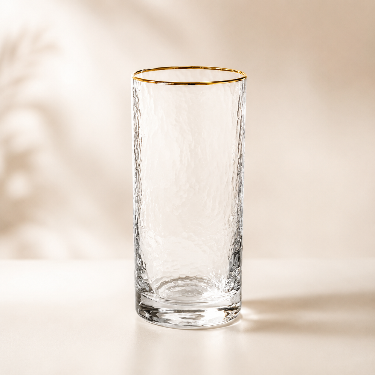 Hammer Clear Gold Highballs Set of 4