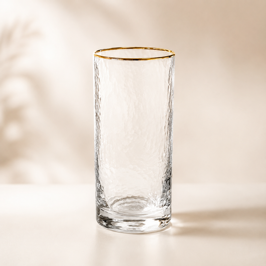 Hammer Clear Gold Highballs Set of 4