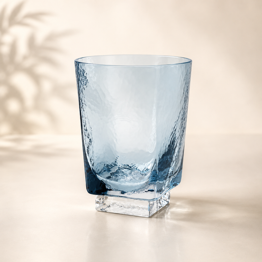Hammered Blue Tumbler SQ - 6