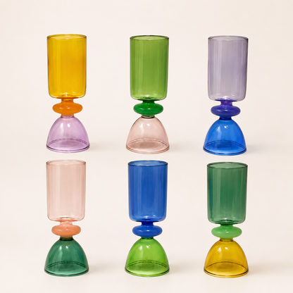 Multi Color Shot Glasses Set of 5