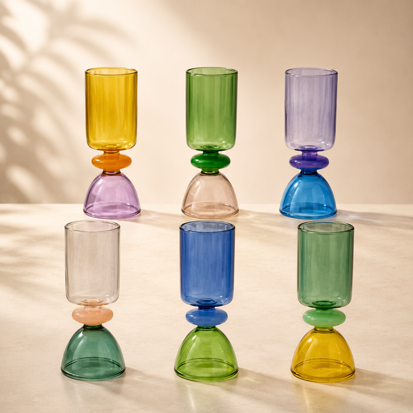 Multi Color Shot Glasses Set of 5