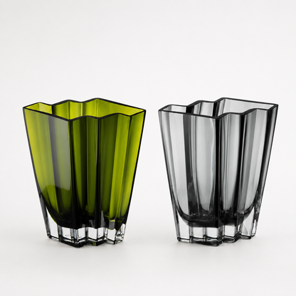 Chevron Vase 9”