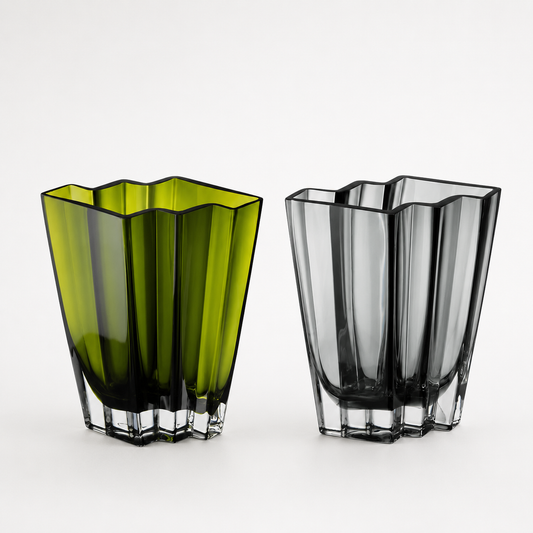 Chevron Vase 9”