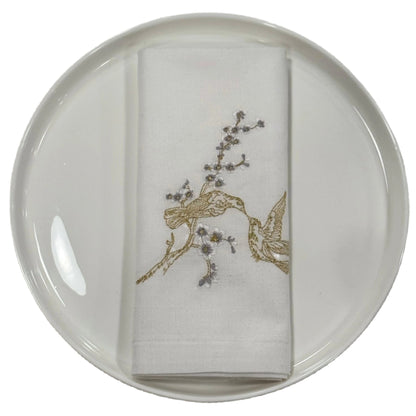 Two Bird Napkin 20”x20” Set of 4