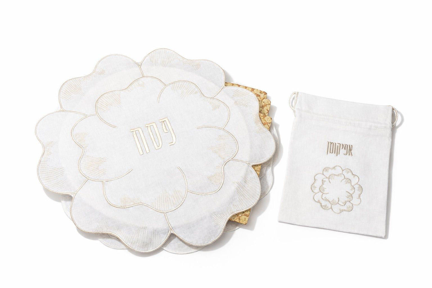 Flower Champagne 2pc Pesach Set