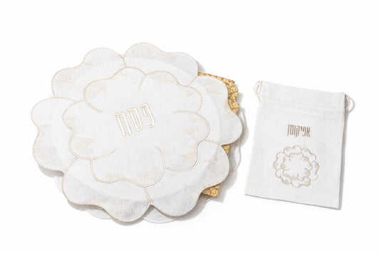 Flower Champagne 2pc Pesach Set