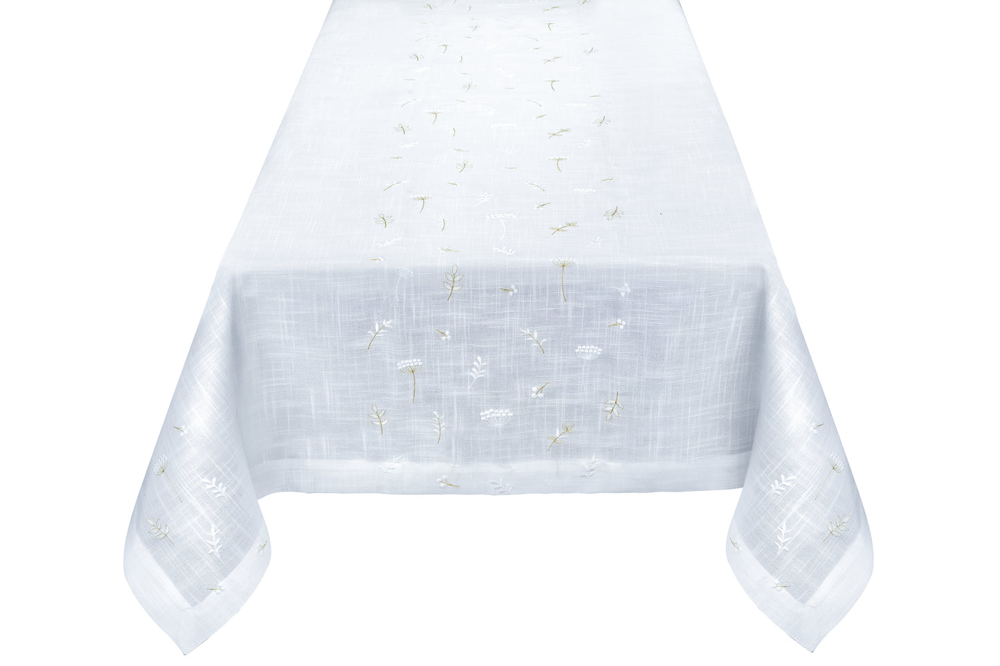 Flora Gold Tablecloth