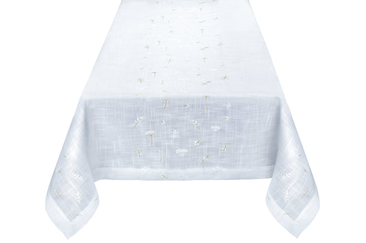 Flora Gold Tablecloth