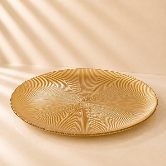 Scallop Gold Charger 13”