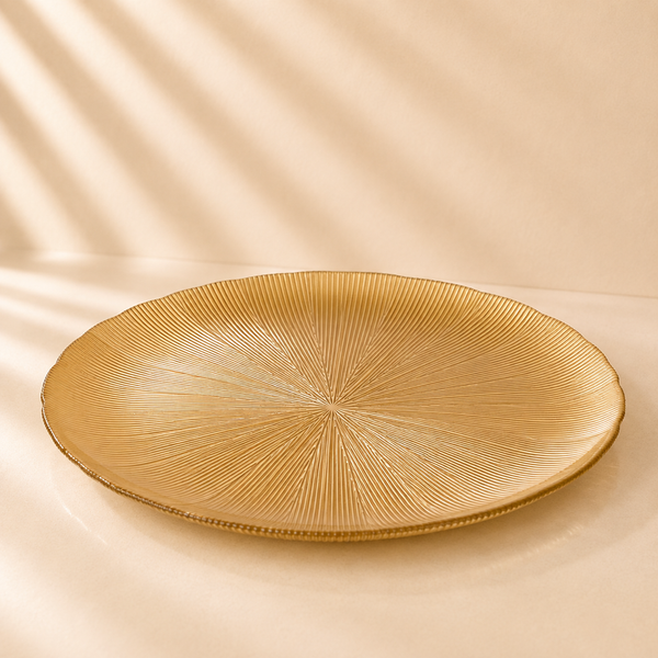 Scallop Gold Charger 13”