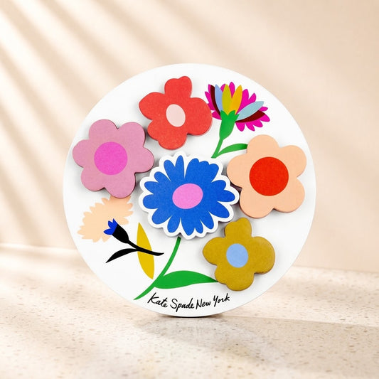 Gingham Garden Sticky Notes