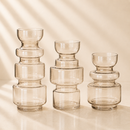Brown Transparent Vase