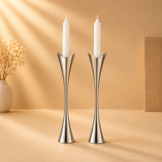 Curve Candlesticks 11"