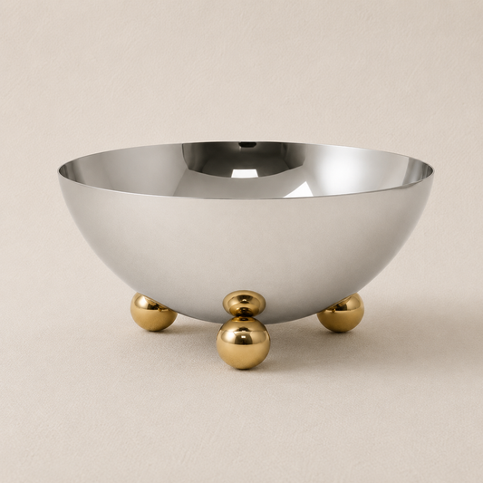 Temari HG Bowl Gold and Silver