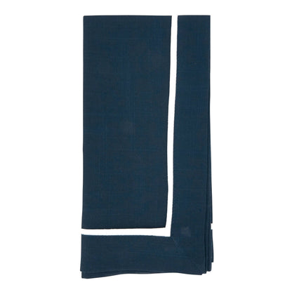 Classic Pleated Design Napkin: Grey 20" Set of 4