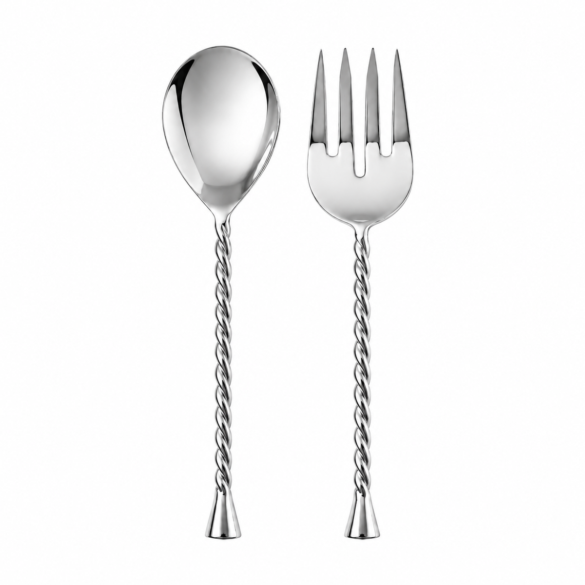Silver Salad Servers