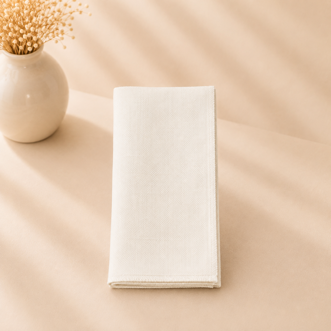 Harvest Weave Beige Napkins 6pcs Set 18”x18”