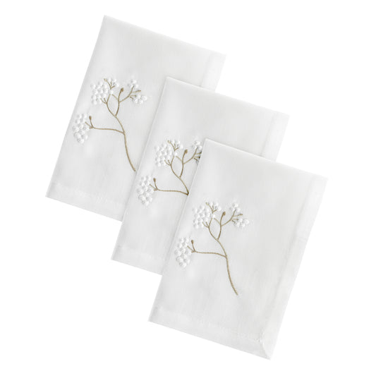 Blossom White Napkins - 6 Pcs 18”x18”