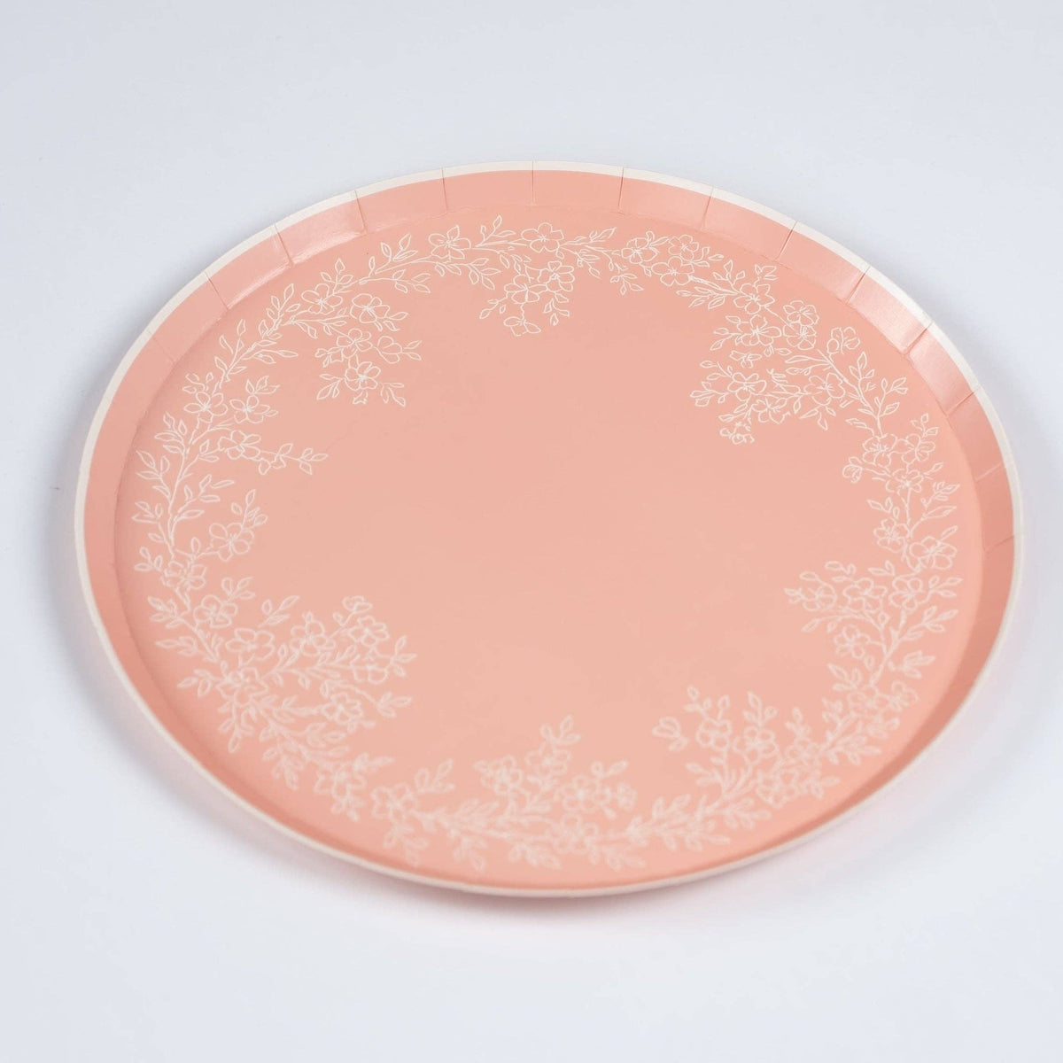 Floral Elegance Pink Dinner Plates 8pk