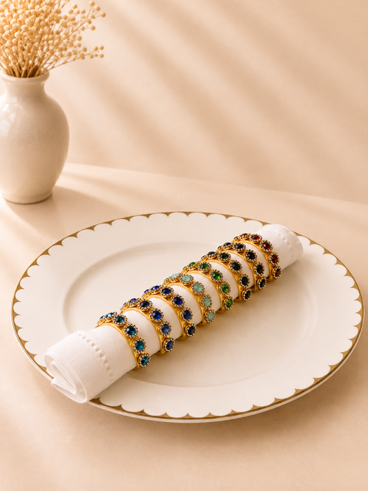 Butterfly Creations Napkin Ring Set of 4