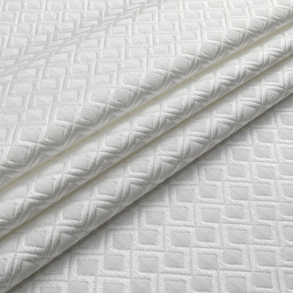Geometric White Tablecloth