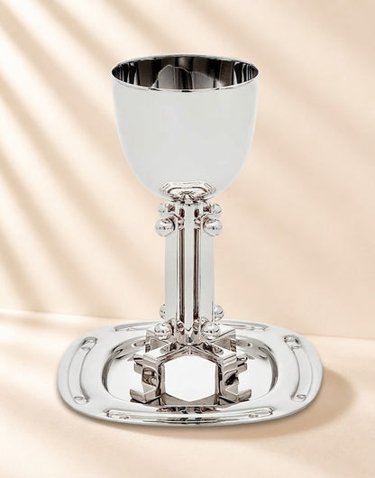Suspension Nickel Kiddush Cup Set