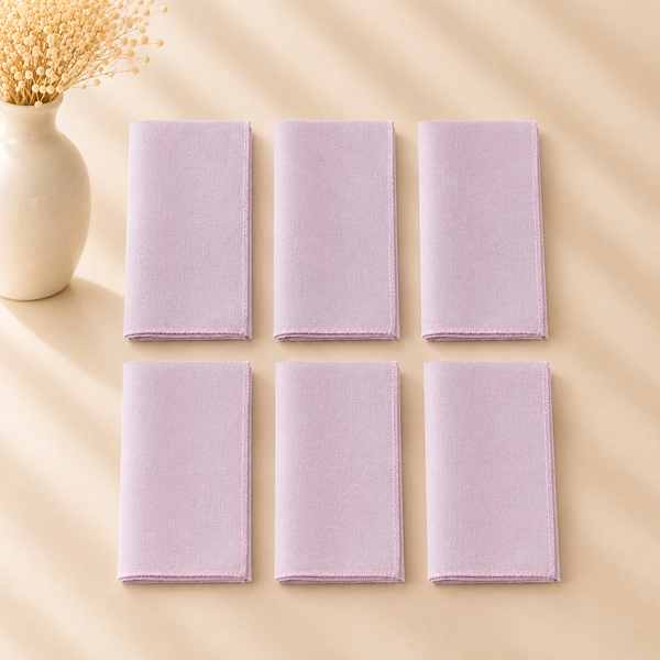 Harvest Weave Blush Napkins 6pcs Set 18”x18”
