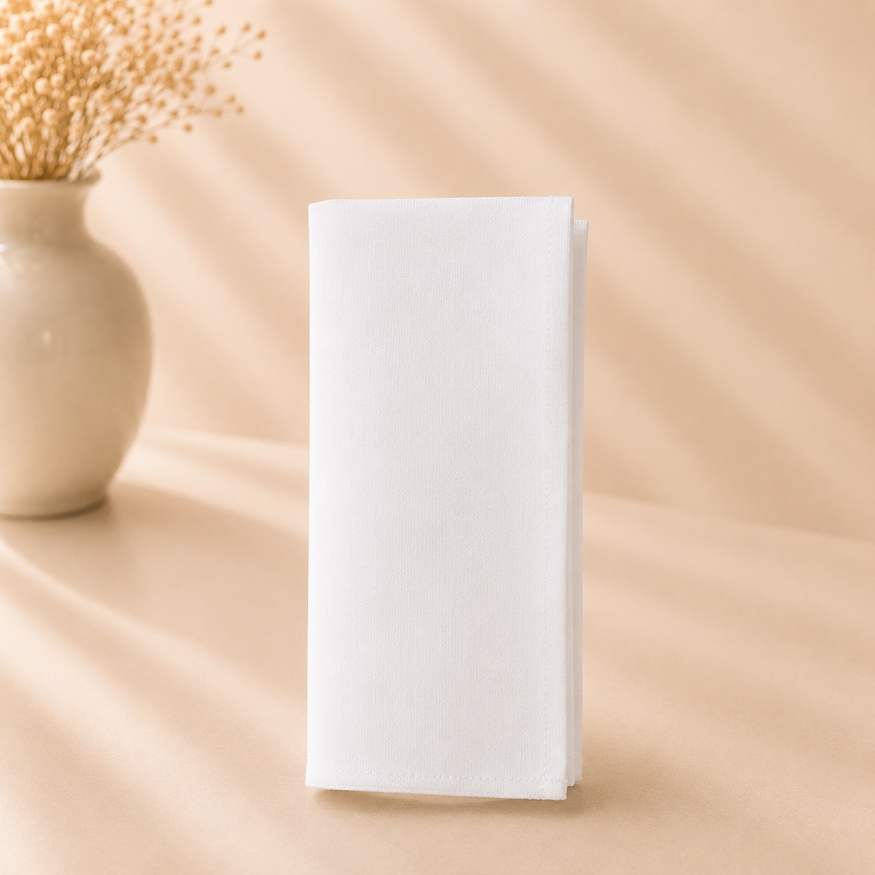 Harvest Weave White Napkins 6pcs Set 18”x18”