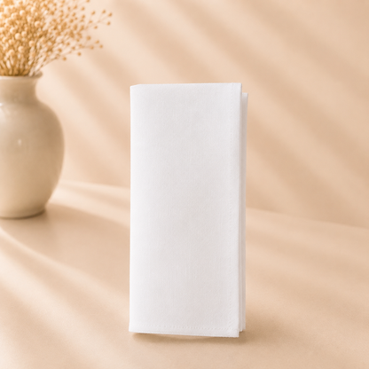 Harvest Weave White Napkins 6pcs Set 18”x18”