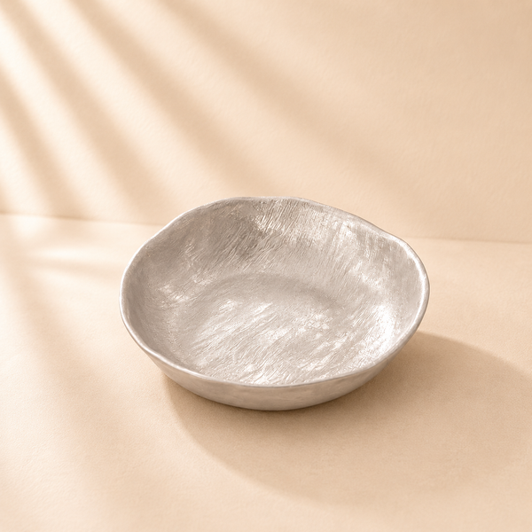 Soho Strie Large Bowl-Silver