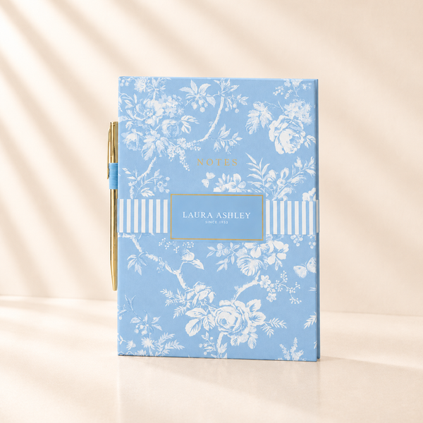 Laura Ashley Heirloom Cottage Flip Pad with Pen