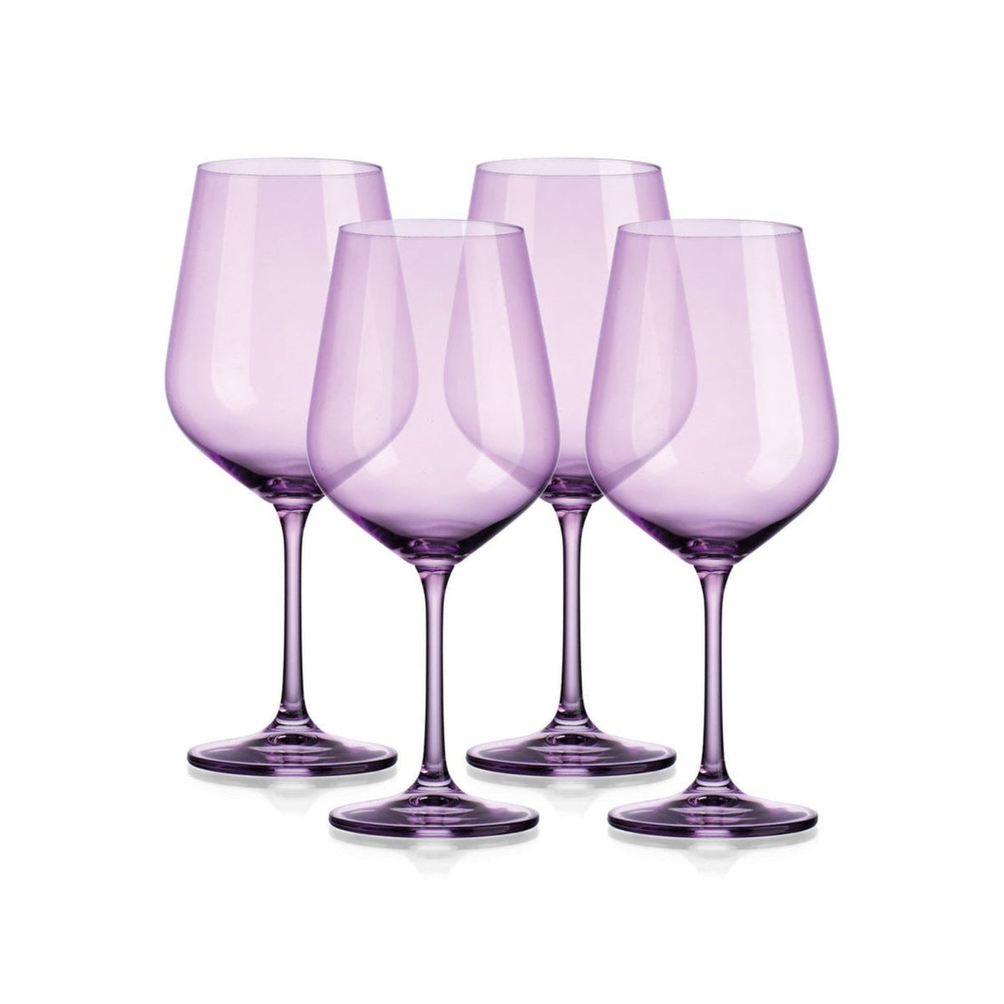 Sheer Wine Glass - Purple