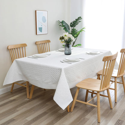 Lace Twist Lined Tablecloth