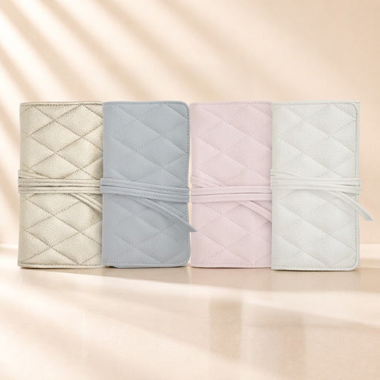 Leah Quilted Jewlery Roll
