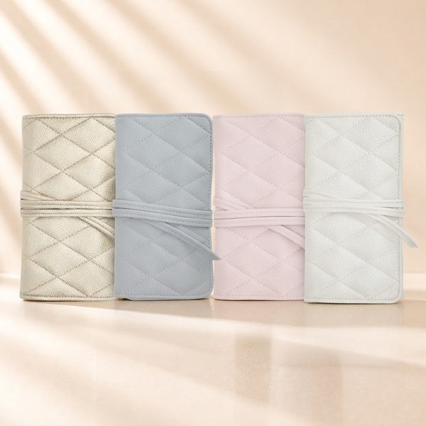 Leah Quilted Jewlery Roll