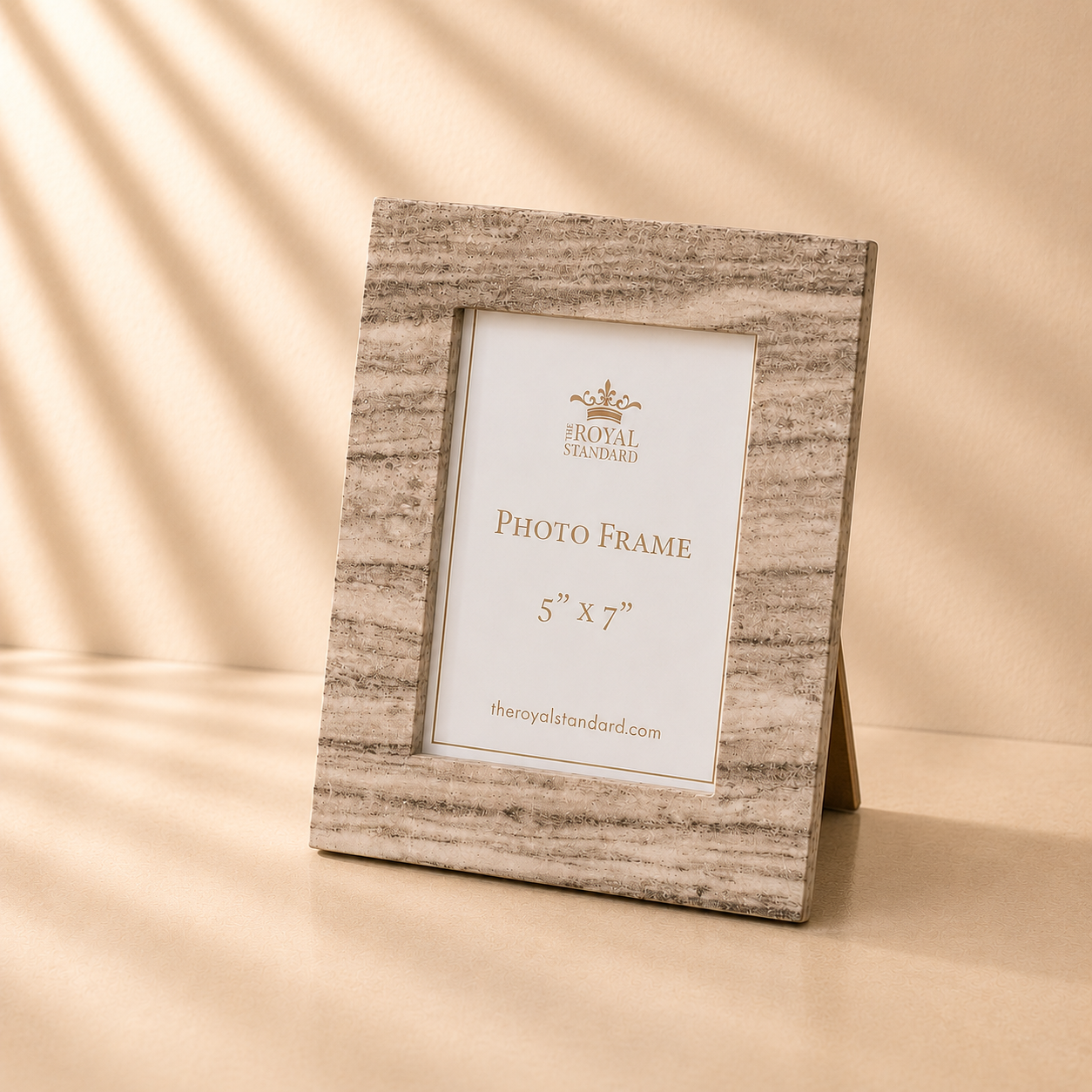 Marble Photo Frame Taupe 5x7