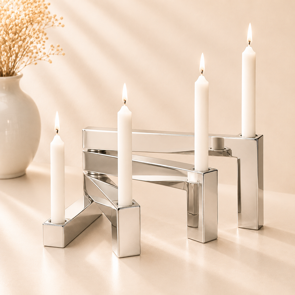 Collapsible Tube Candle Holder