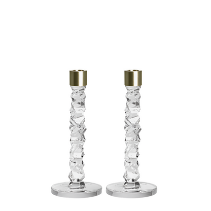 Orrefors Carat Candlesticks - Set of 2