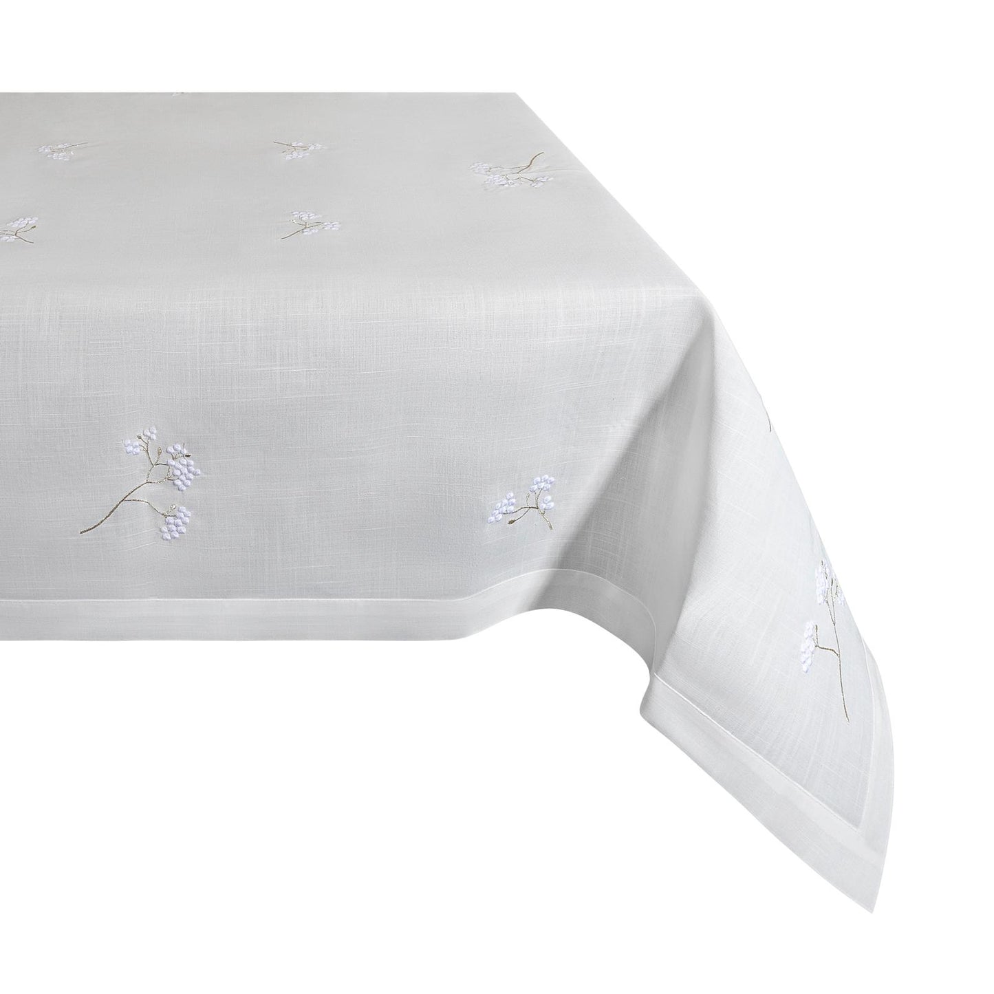 Blossom White Tablecloth