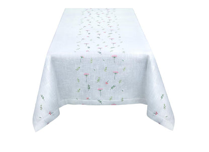 Flora Pink Tablecloth