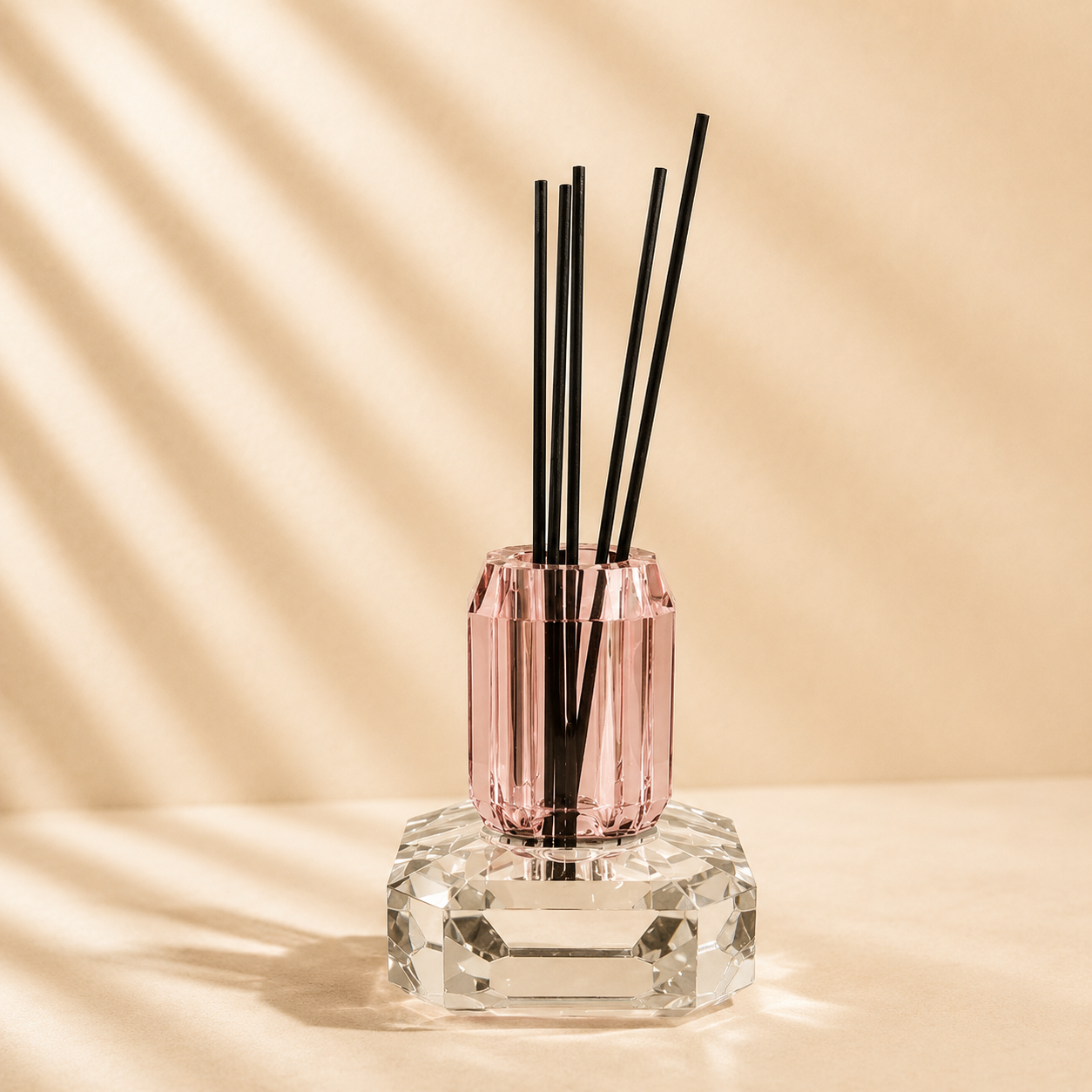 Solar Prism Crystal Reed Diffuser Onyx & Rose