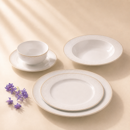 Galaxy Bone China Dinnerware Set of 5 Service for 4