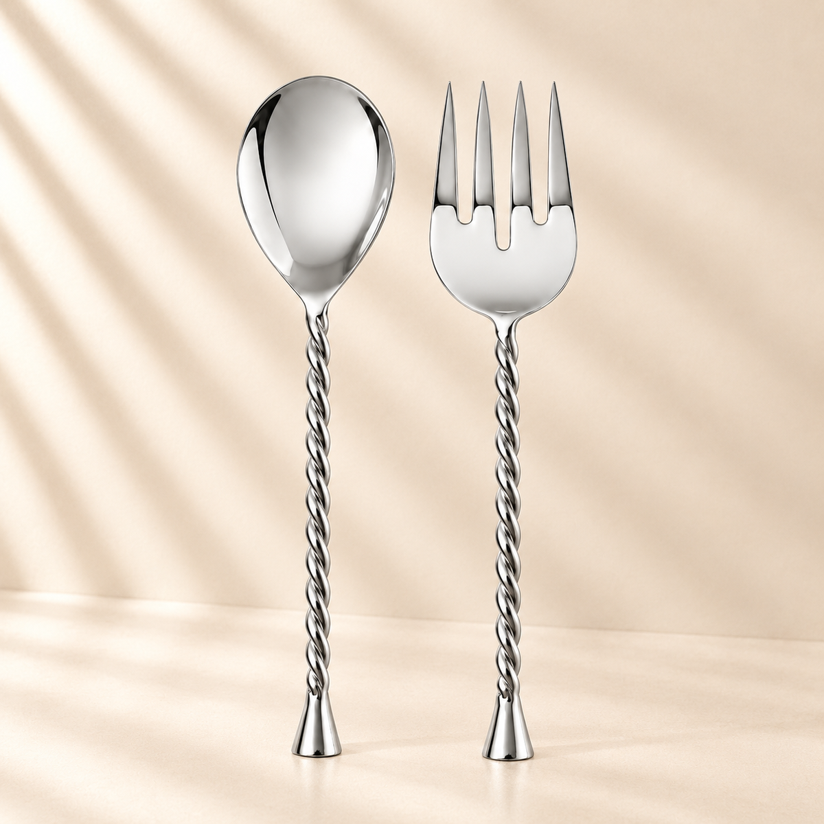 Silver Salad Servers
